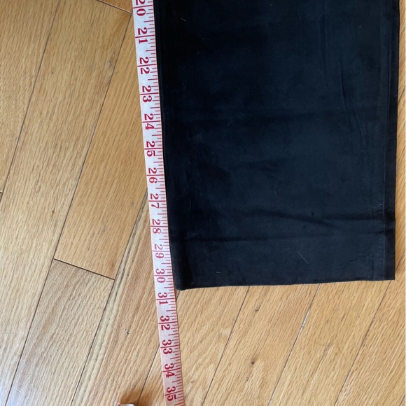 Lily Pulitzer suede washable black high waisted pants NWT size 6 - Picture 14 of 16